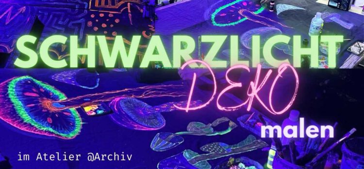 Schwarzlichtdeko Malen #2