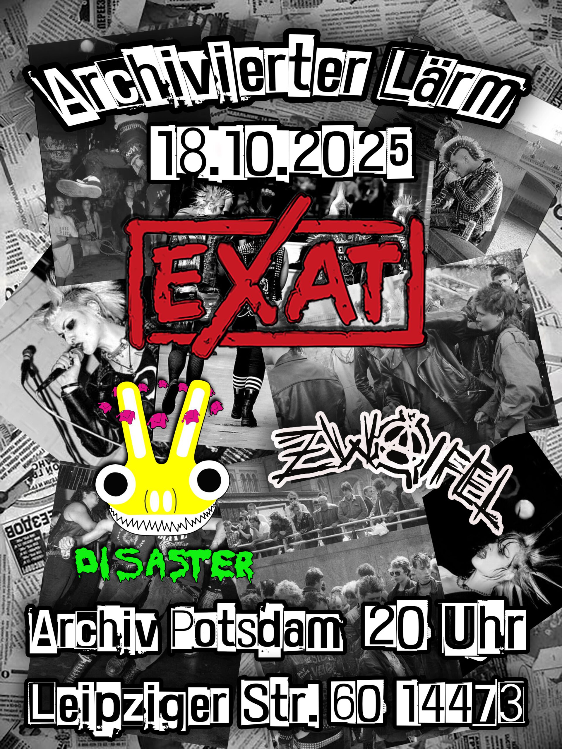 Archivierter Lärm Plakat