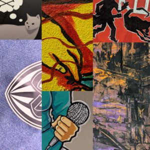 Kollage von Verschiedenen Auktionsobjekten