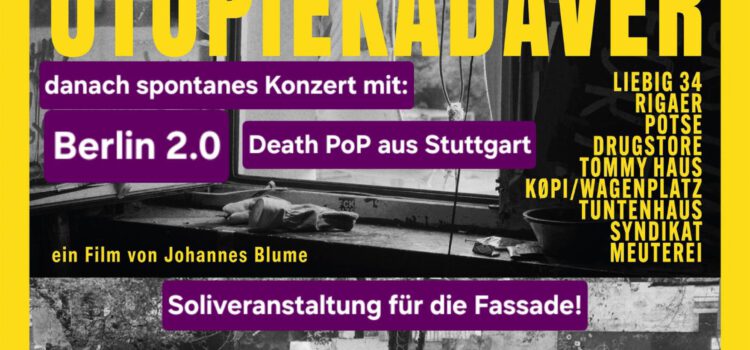 Kino: Berlin Utopiekadaver