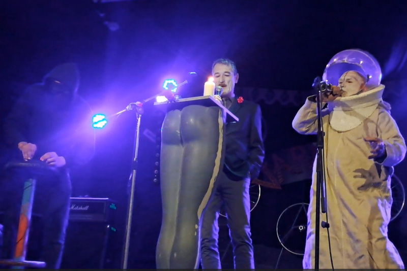 Lumpenhaus Kollektiv auf der Bühne