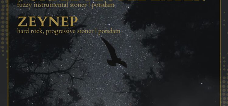 Shaktyor - instrumental postmetal | hamburg, Purple People Eater - fuzzy instrumental stoner | potsdam, Zeynep - hard rock, progressive stoner | potsdam, Archiv Potsdam, 09.05.2026