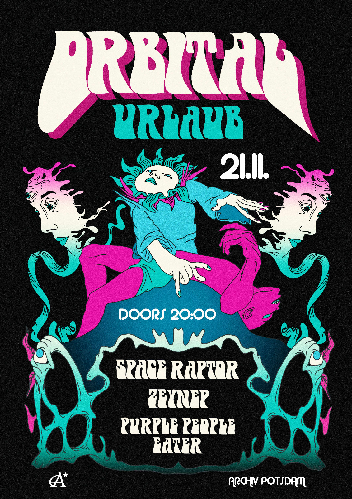 Plakat Orbital Urlaub